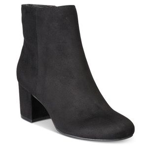 Nanon Block Heeled Booties